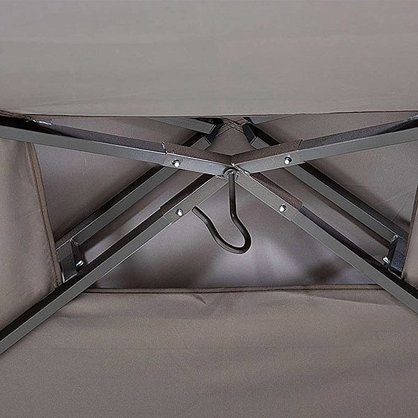 Tente d'arrière-cour pour barbecue à double ventilation - 10G01S