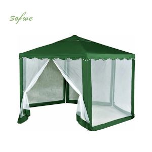 Pavillon de jardin terrasse avec gaze