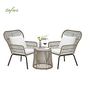 Ensemble de meubles de jardin en rotin moderne de luxe