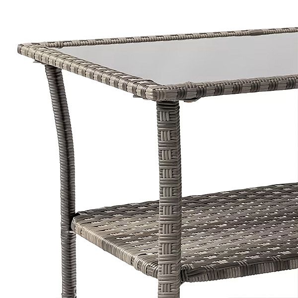 Canapé de jardin moderne de luxe en rotin et osier PE - 10C02B