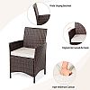 3 Piece Rattan Outdoor Garden Furniture Set Wicker Bar Table - 10C02S