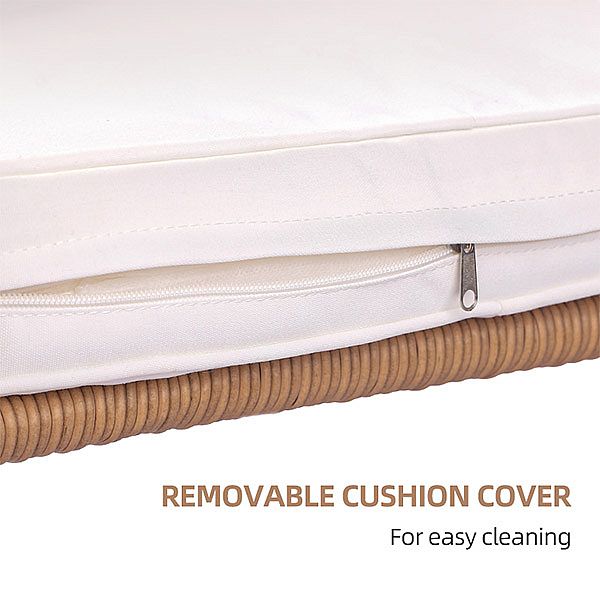 Ensemble de meubles de jardin en osier de luxe 3 pièces pour balcon - 10C03J