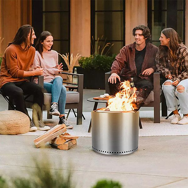 Jardin Portable Fire Pit Pour Patio Camp - 10H02A